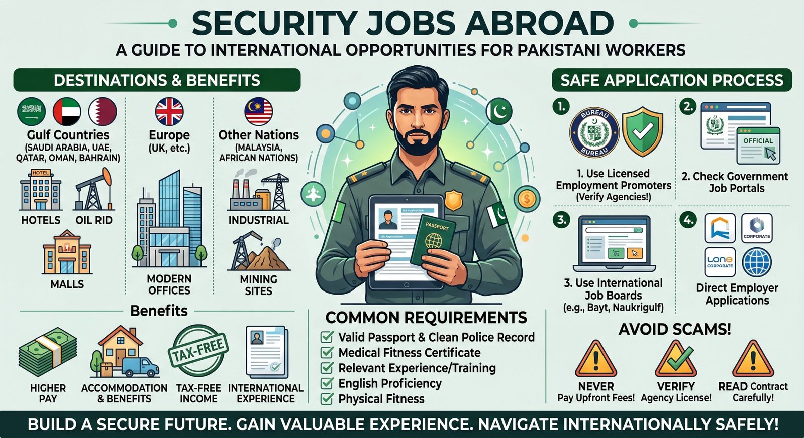 Security Jobs Abroad: A Guide to International Opportunities for Pakistani Workers
